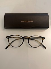 Timberlake’s FAV~ OLIVER PEOPLES RILEY-R Optical MSRP$463 Cocobolo Havana RARE
