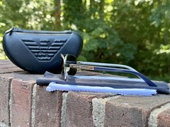 Emporio Armani EA9820/S Sunglasses Gunmetal 60 15 135 Men’s w/ Hard Case