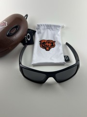Oakley Gascan NFL Chicago Bears Matte Black Prizm Black+Case OO9014-6660 NEW