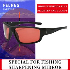 Men Sports Polarized Fishing Red Lens Sunglasses For See Fish Float Glasses New