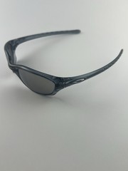 Oakley Fives 2.0 Crystal Black Frame Black Iridium Lens Silver Icons 03-420 RARE