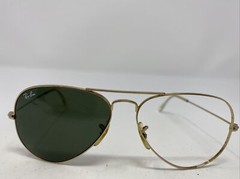 Ray Ban Sunglasses ITALY AVIATOR RB3025 L0205 58-14 Gold Full Rim !826