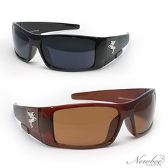 Bold Sunglasses Thick Frame and Temples Speed Sporty Various Colors