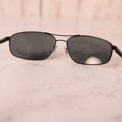 Ray-Ban RB3360 002 Sunglasses FRAMES ONLY Black Metal 62-16mm Italy