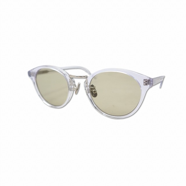 A.D.S.R. EDDIE 04 Clear Silver Frame Sunglasses Men 5.4in (13.8cm) Wide Excellen