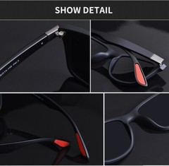 Classic Polarized Sunglasses Lightweight Fashion Square Frame Driving Sunglasses