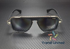 VERSACE VE2199 100281 Black Polarized Grey 56 mm Men’s Sunglasses
