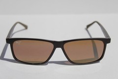 MAUI JIM Pulama POLARIZED Sunglasses H618-01 Matte Brown/HCL Bronze NEW Italy