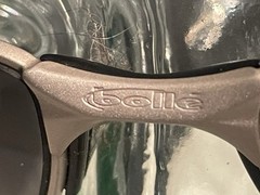 Bolle Thunderstruck 3919272116 Sunglasses Gunmetal Black Wrap Italy Excellent