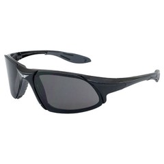 2-Pack of Global Vision Code-8 Safety Glasses With Smoke Lenses And Black Frame