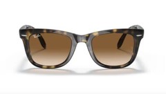 Ray Ban 4105 Wayfarer Folding – 710/51 – Sunglasses – Havana/Sfume Brown