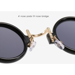 Men Women Metal Round Sunglasses Retro Outdoor Driving Shade Glasses UV400 Hot