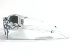 Oakley Sunglasses Sylas OO9448-2957 Polished Clear Frames with Prizm Black Lens