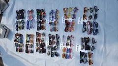 RETRO Sunglass LOTS OF 6 EACH Assorted Styles Frames Lenses Colors