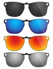 Fiskr Polarized ClipOn Sunglasses for RayBan Meta Wayfarer RW4006 & Gen 2 RW4…