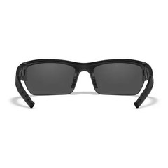 Wiley X Valor Sunglasses: Matte Black Frame, 2-Lens Smoke Grey/Clear