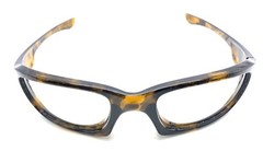 Oakley Five Translucent Brown Wrap Sunglasses Frames 135 USA Designer Men Women