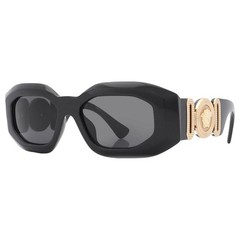 Versace Dark Grey Irregular Men’s Sunglasses VE4425U GB1/87 53 VE4425U GB1/87 53