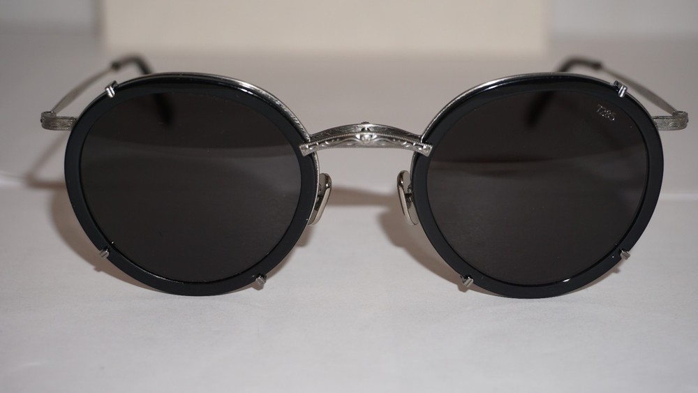 EYEVAN New Sunglasses Silver AG Black Grey 720E C.1000 46 23 140