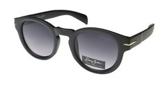 NEW SEAN JOHN SJS1020CE SUNGLASSES 46-19-147 BLACK MENS FULL-RIM ROUND 001 METAL