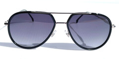 NEW CARRERA Polished Gunmetal Black Frame Gradient Black Sunglass 295/S 8079O