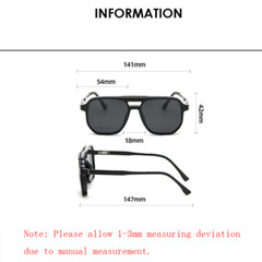 3 in 1 Magnetic Clip On Polarized Sunglasses Men Square Fashion Glasses Frames