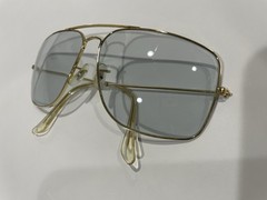 Vintage Ray- Ban B&L 62[]14 Caravan Gray Changeables Gold Sunglasses Made in USA