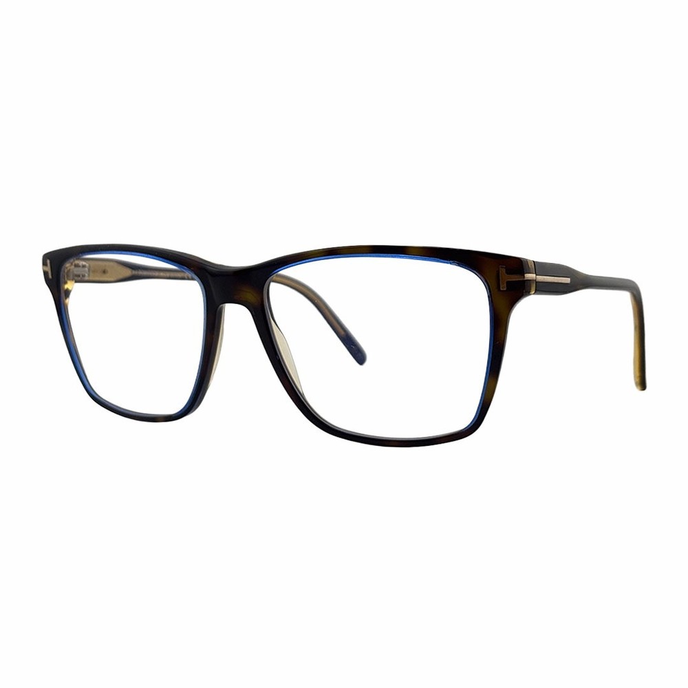 Tom Ford FT5817-B Brown Blue Block Sunglasses Eyeglasses Frames 56mm 16mm 145mm