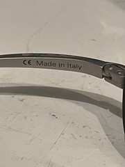 Bolle Thunderstruck 3919272116 Sunglasses Gunmetal Black Wrap Italy Excellent