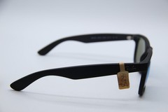 RAY-BAN RB 4165 622/55 JUSTIN BLACK MIRRORED AUTHENTIC FRAMES SUNGLASSES 54-16