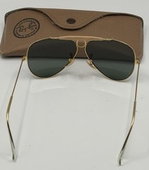 Ray-Ban RB3138 Shooter B&L G15 Glass Italy Arista 55□09 Transitional Rare