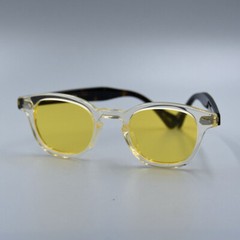 Vintage style yellow sunglasses Men yellow glasses Johnny Depp glasses UV400