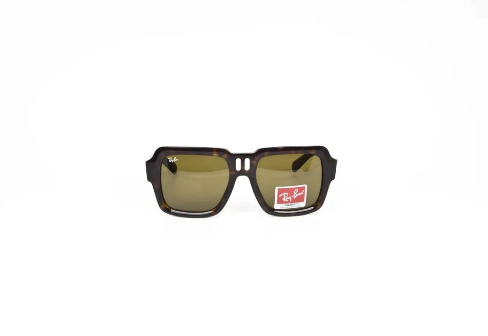 Ray Ban Ray Ban RB4408 1359/73 Magellan Sunglasses Unisex Brown Tortoise Square