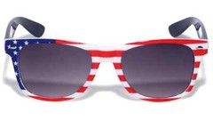 USA FLAG CLASSIC SUNGLASSES 80s RETRO UNITED STATES PATRIOTIC AMERICAN NEW