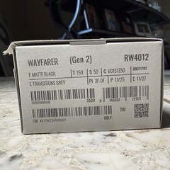 Meta Ray-Ban Smart Glasses Gen 2 Wayfarer Matt Black Transition Grey Lens
