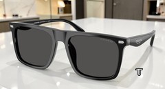 COACH HC8440U 500287 Cby95 Black Grey Solid 57 mm Men’s Sunglasses