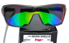 NEW Oakley TURBINE ROTOR Matte Grey POLARIZED Galaxy Jade Lens Sunglass 9307