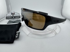 OAKLEY TURBINE ROTOR BLACK W/ TUNGSTEN IRIDIUM POLARIZED SUNGLASSES OO9307-06