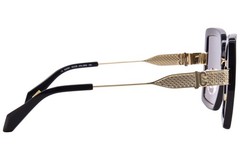 Just Cavalli SJC041 0Z42 Sunglasses Women’s Black/Gold/Dark Grey 53mm