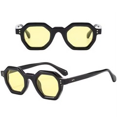 Men Sunglasses Chunky Geometric Eyewear Offers Unique Retro Fashion Style Classy