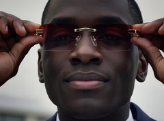 Designer Wood Grain Square Sunglasses Mens Outdoor Shade Glasses Hip-Hop Eyewear
