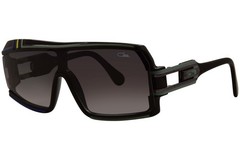 Cazal 858 001 Sunglasses Black/Gunmetal/Grey Gradient Square Shape 133mm