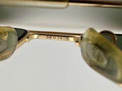 Ray Ban Cockpit RB3362 Gold Frame Aviator Sunglasses 001 59-14 3N VINTAGE