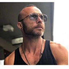 New Men Square Luxury Seven Rock Euro Style Mafia Metal Rim Rectangle Sunglasses