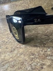 Ray-Ban Wayfarer Classic Sunglasses Sunglass RB2140 Black Frame Gray Lens