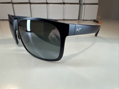 Maui Jim Red Sands MJ432-2M Sunglasses Matte Black Neutral Grey 59 17 140 #885