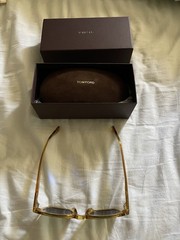 Tom Ford Men’s Dax 50 mm Light Crystal Yellow Sunglasses FT0751-39N-50 NWT RARE!