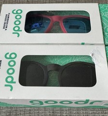 Goodr Polarized Sunglasses 2 Pairs Red Black New In Box Unisex Adult