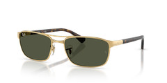 Ray-Ban RB3778 Polished Arista Gold/Green 60 mm Sunglasses RB3778 001/31 60-18