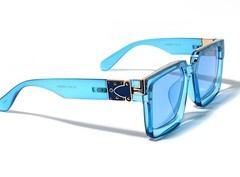 MEN OVERSIZED THICK SHADES SQUARE SUNGLASSES RETRO DESIGNER FASHION CLASSY 2023